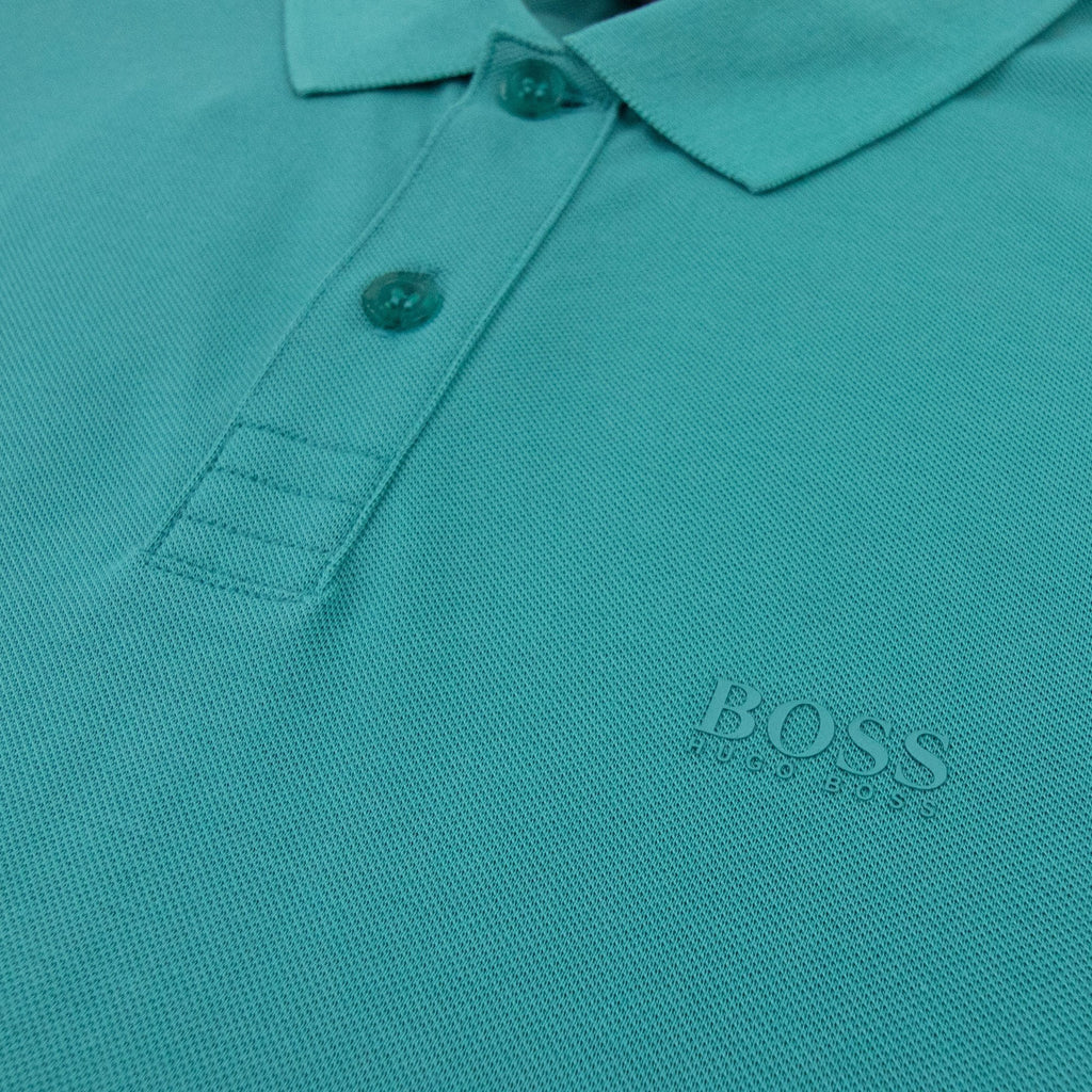 Hugo Boss Piro Logo S/s Polo Turquoise 447