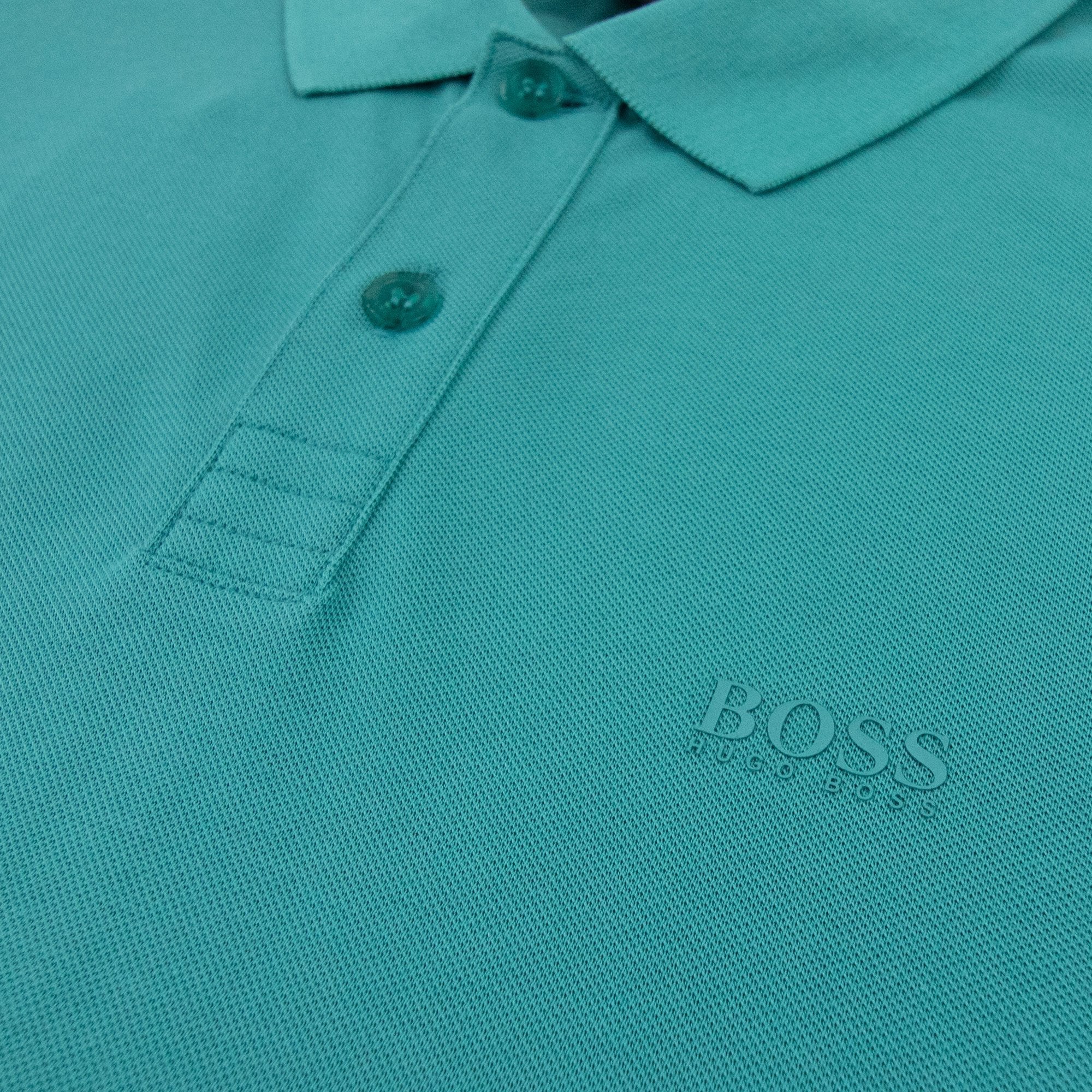Hugo Boss Piro Logo S/s Polo Turquoise 447