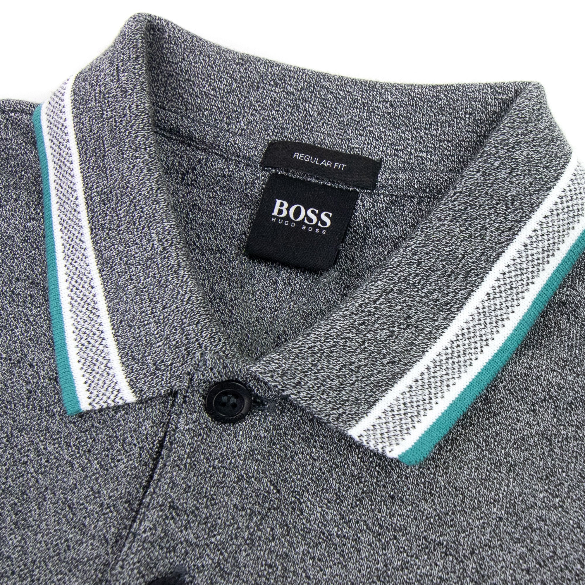Hugo Boss Paddy Short Sleeve Polo Shirt Grey 014