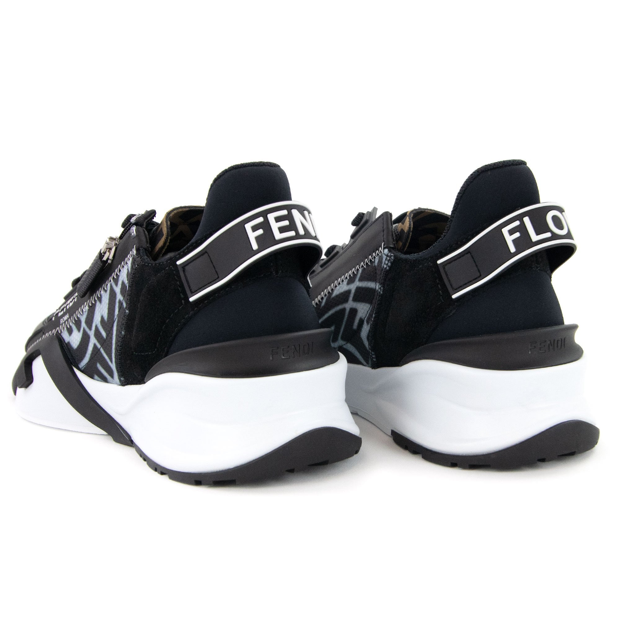 Fendi Flow Nylon Sneakers Black