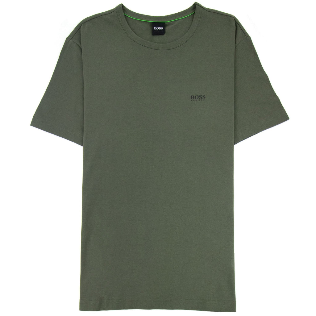 Hugo Boss Regular-fit T-shirt With Contrast Logo Khaki 307
