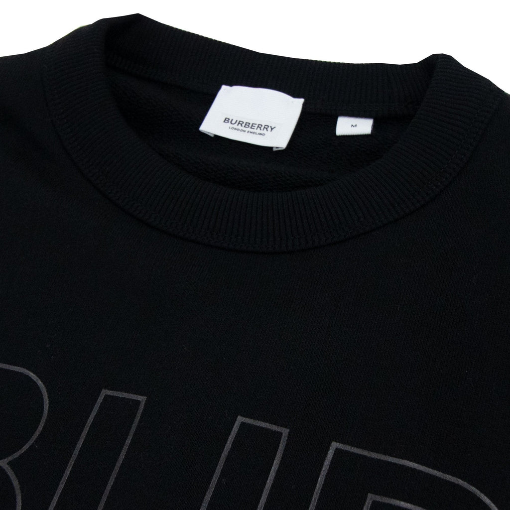 Burberry Horseferry Print Cotton Sweatshirt Black