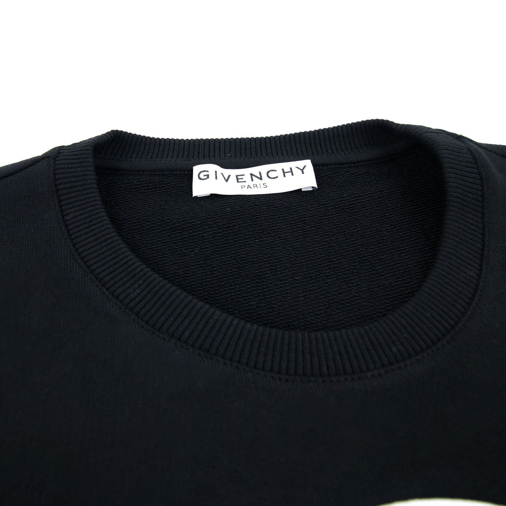 Givenchy Refracted Embroidery Sweatshirt Black