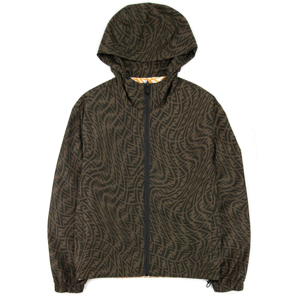 Fendi FF Logo Reversible Jacket Brown