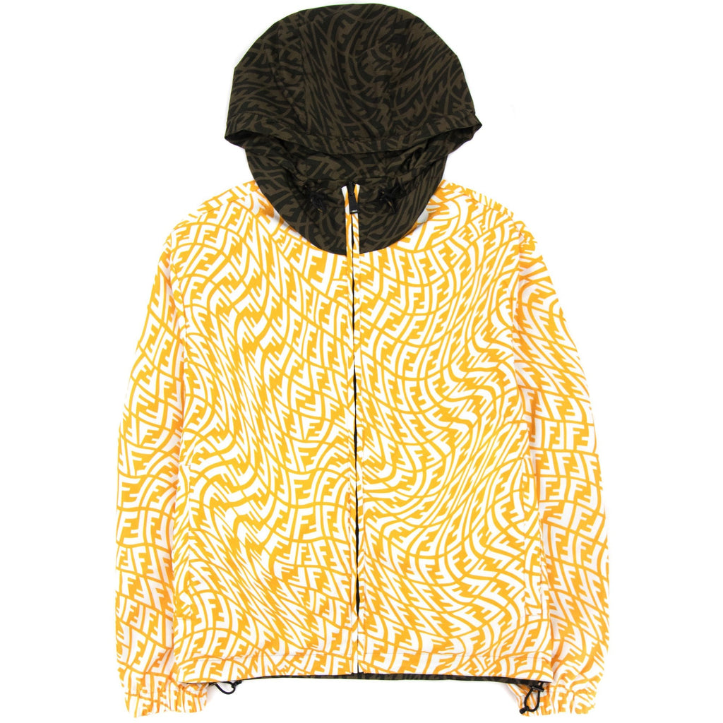 Fendi FF Logo Reversible Jacket Brown