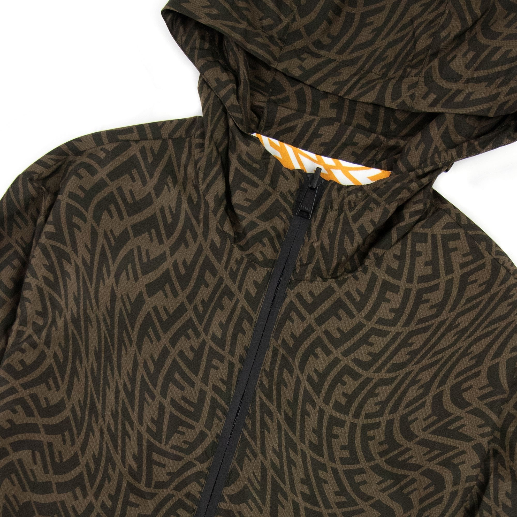 Fendi FF Logo Reversible Jacket Brown | ONU – Onu