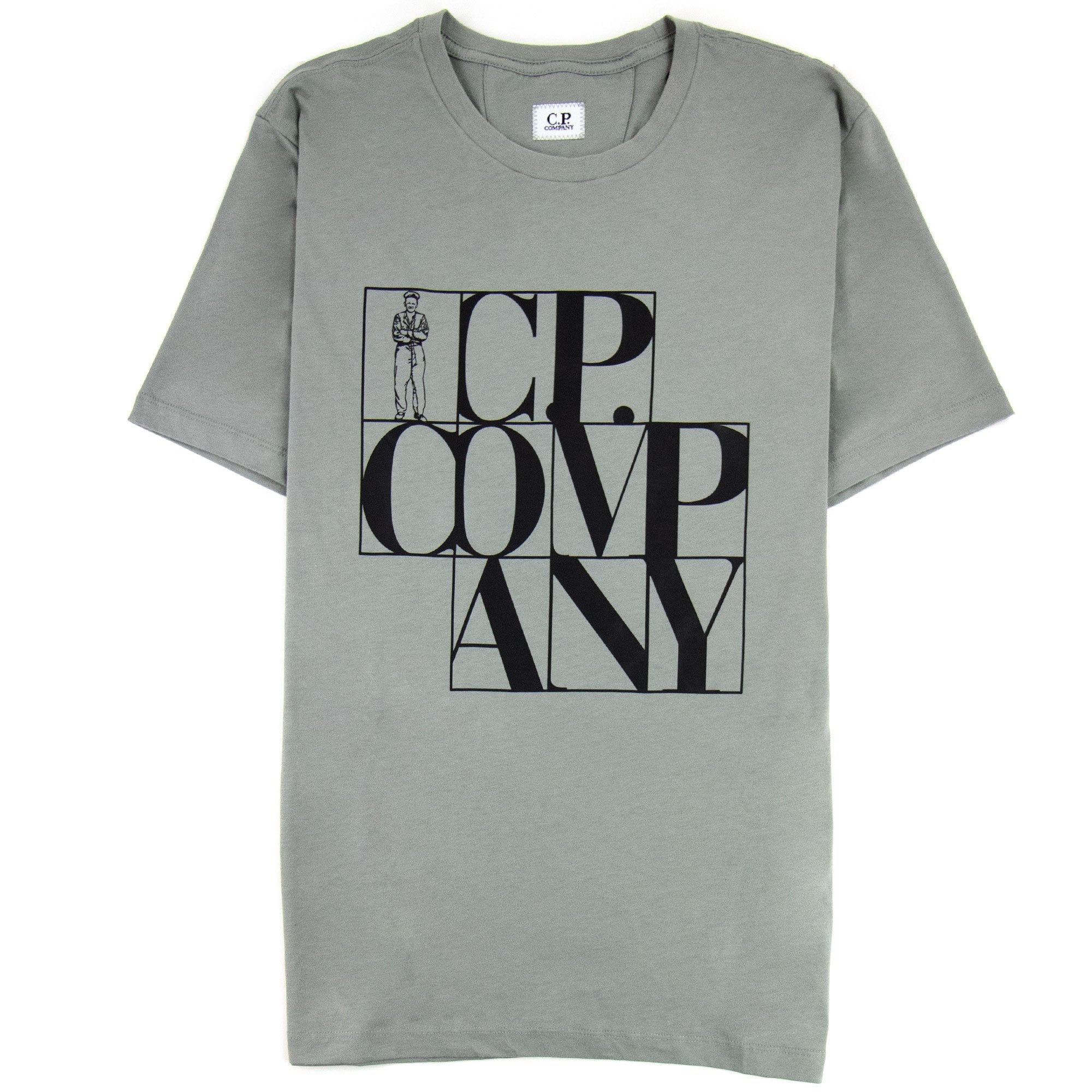 CP Company C.P Block Man Tshirt Green 917