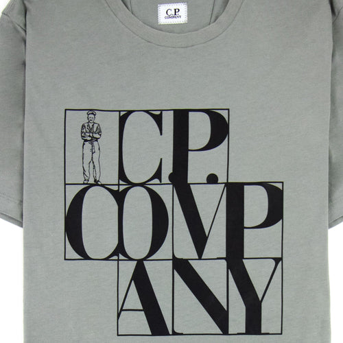 CP Company C.P Block Man Tshirt Green 917