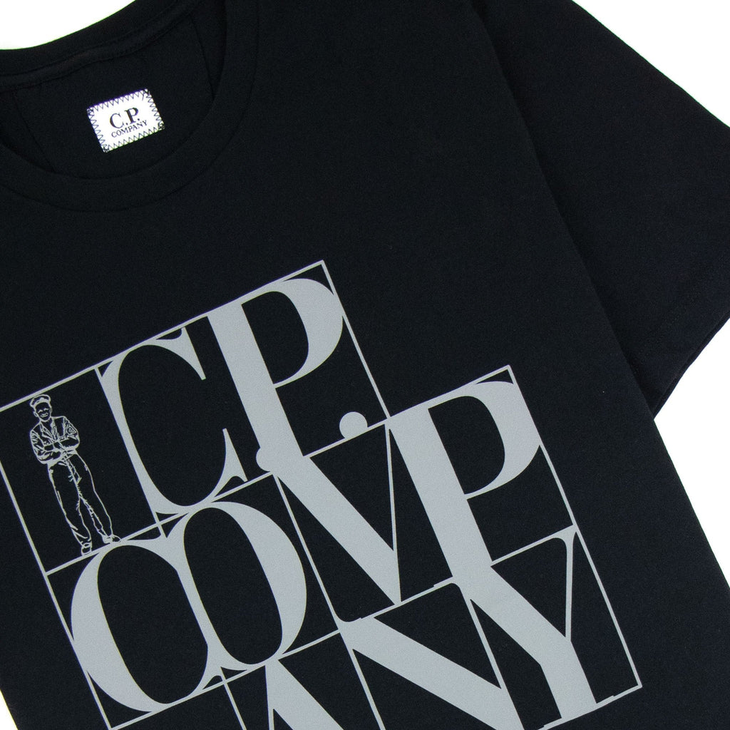 CP Company C.P Block Man Tshirt Black/grey 999