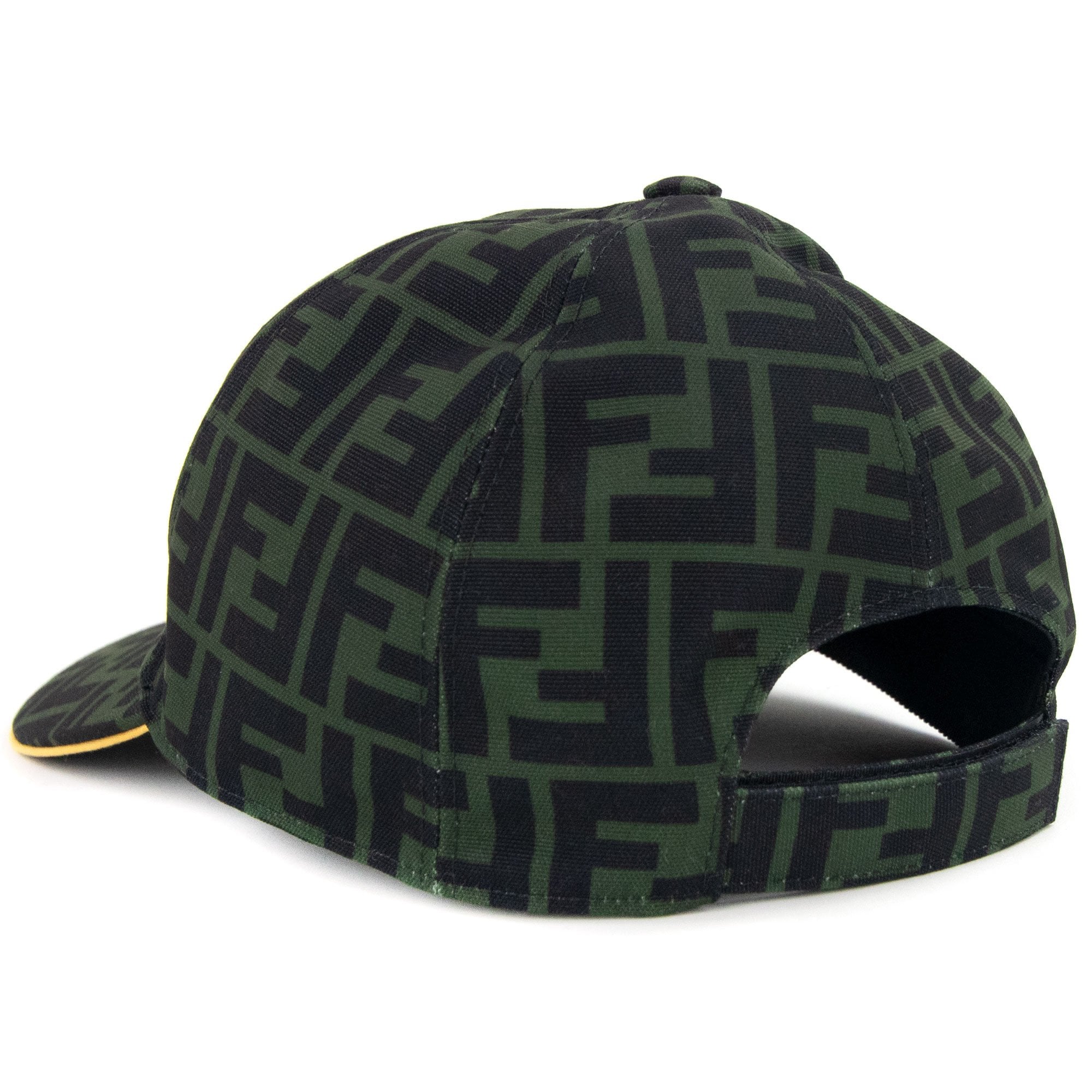 Fendi FF Print Canvas Baseball Cap Green | ONU – Onu