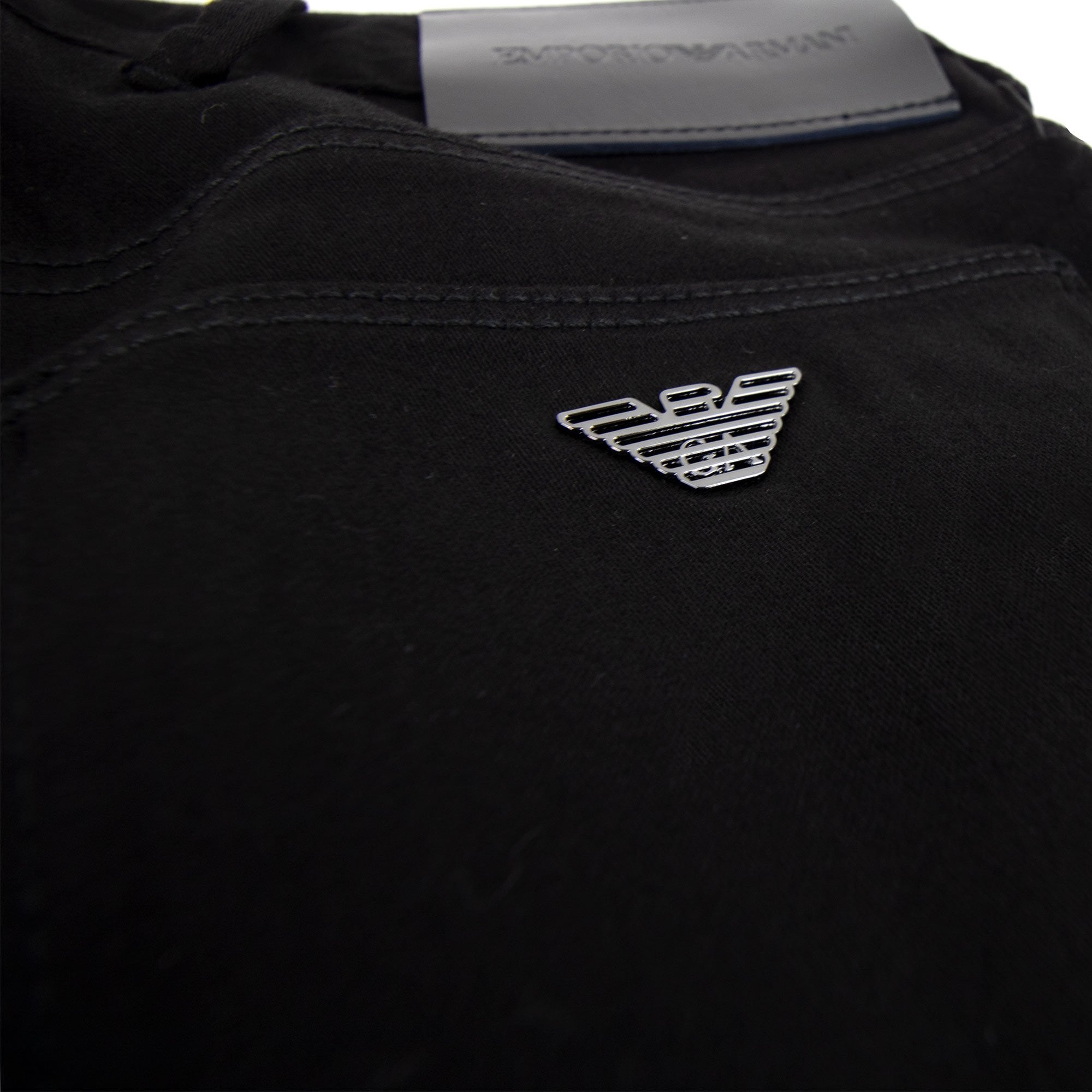 Emporio Armani 5 Pocket Slim Fit Jeans Black 999