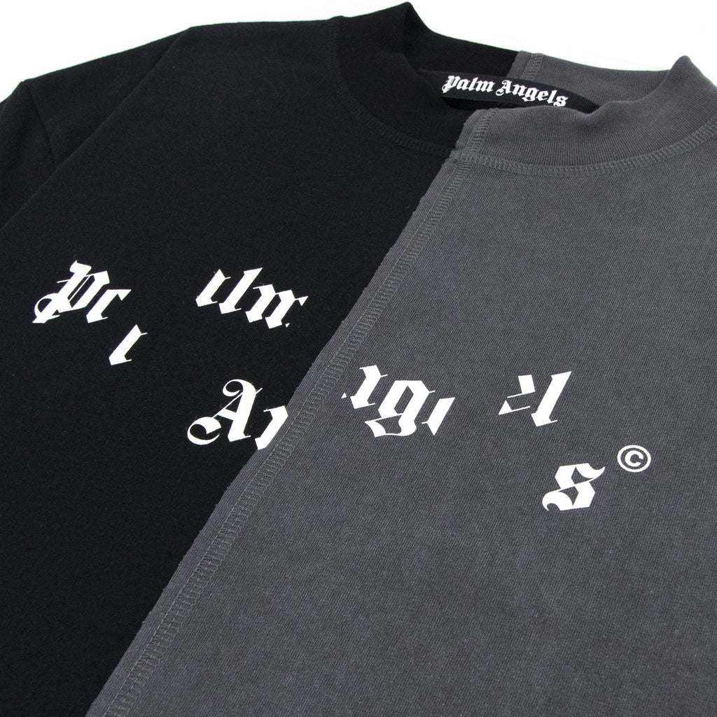 Palm Angels Broken Logo T-shirt Black/Grey