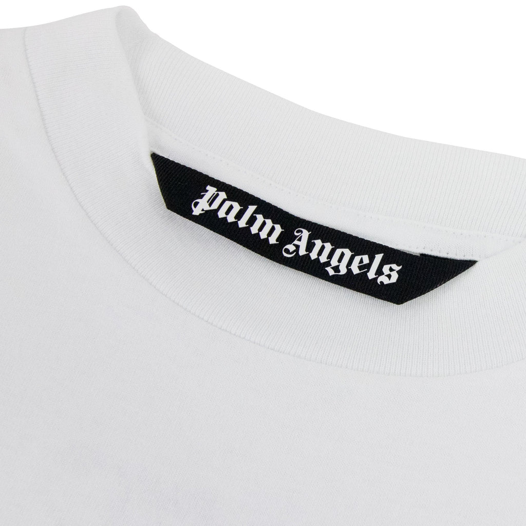 Palm Angels Burning Head T Shirt White/yellow