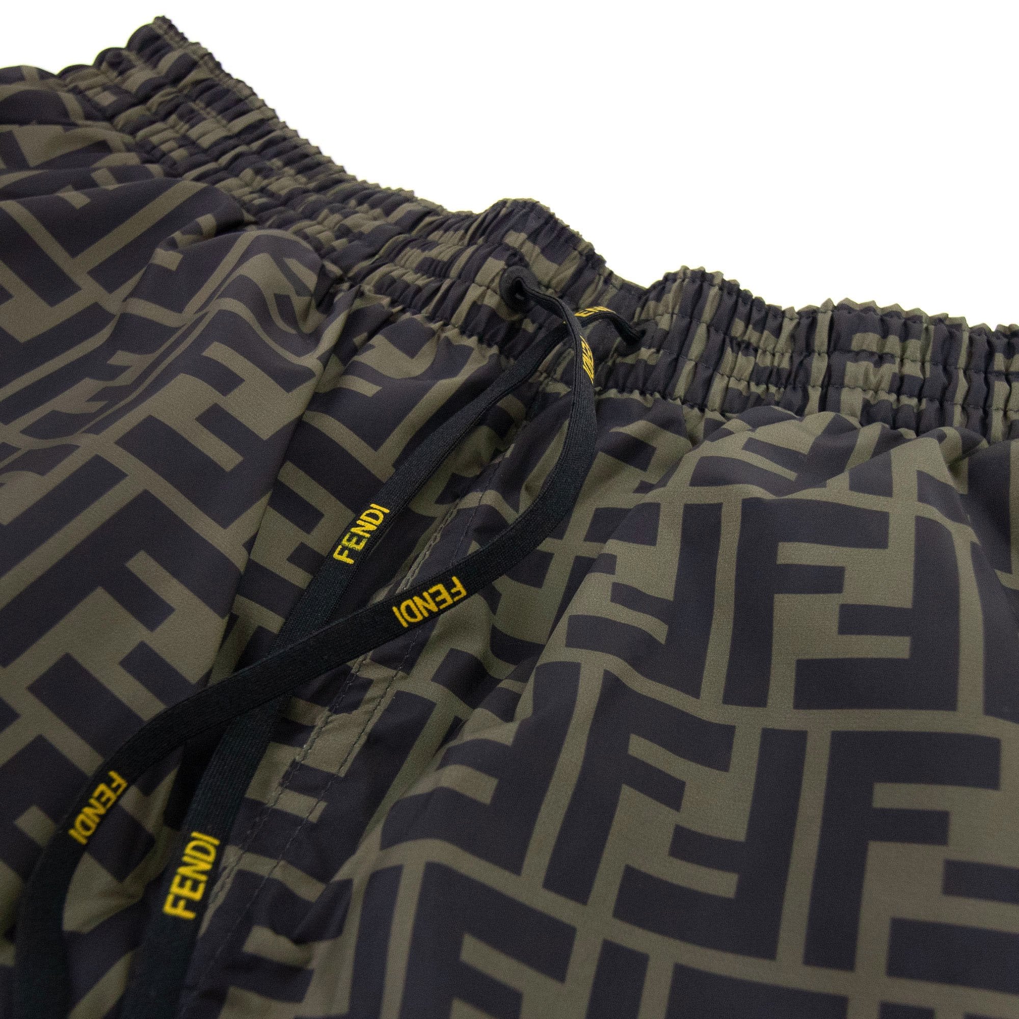 Fendi FF Motif Swim Shorts Brown