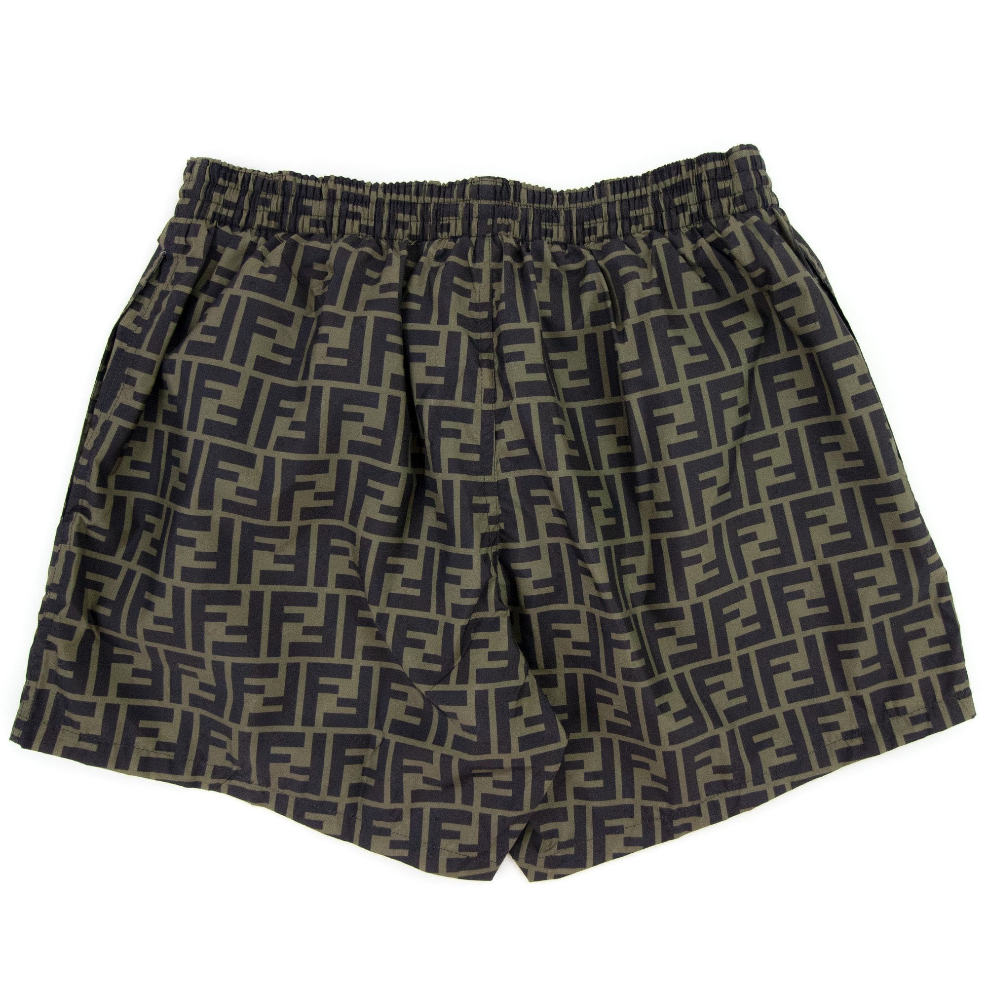 Fendi FF Motif Swim Shorts Brown | ONU – Onu