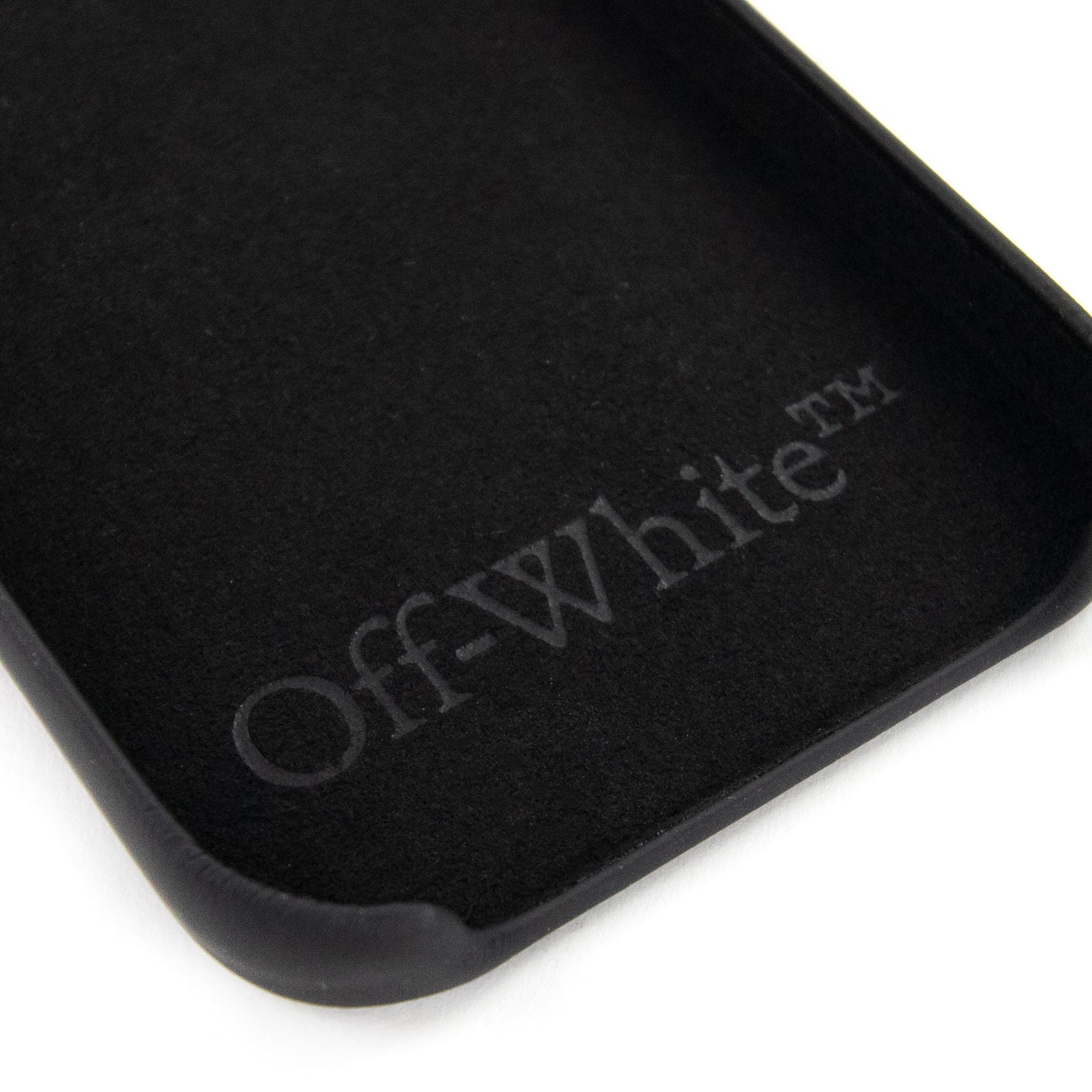 Off White Apple Iphone 12 Mini Cover Black & Red