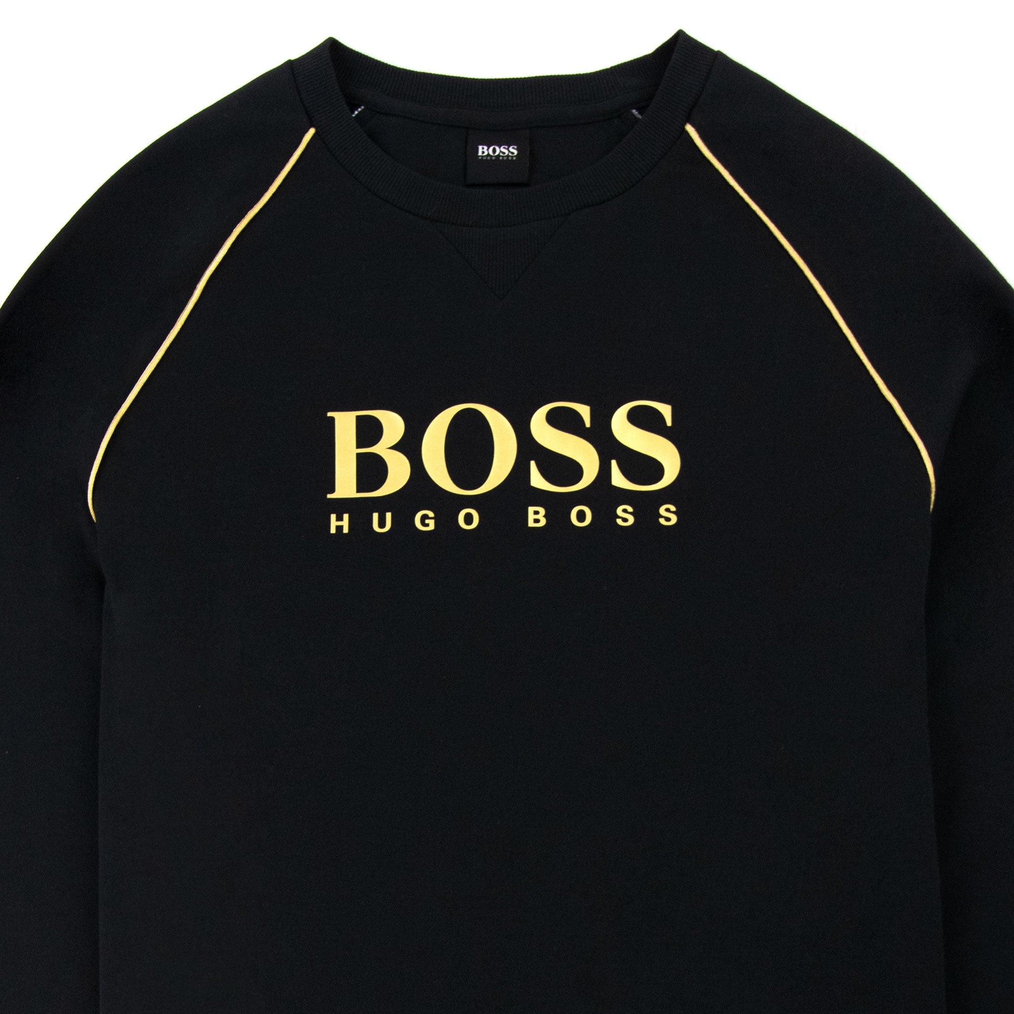 Hugo Boss Metallic Details Loungewear Sweatshirt Black 001