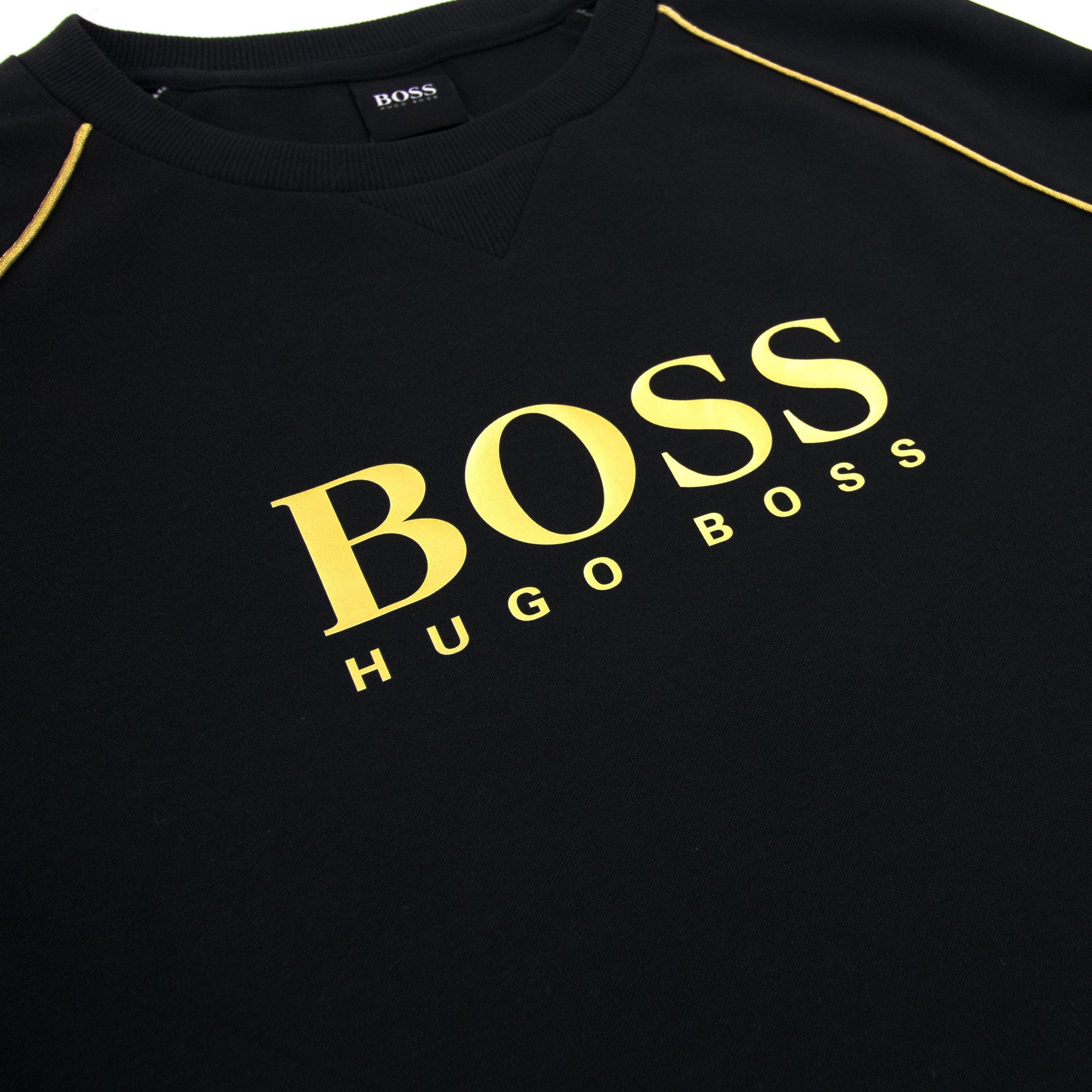 Hugo Boss Metallic Details Loungewear Sweatshirt Black 001