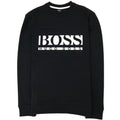 Hugo Boss Block Logo Crewneck Sweatshirt Black 001