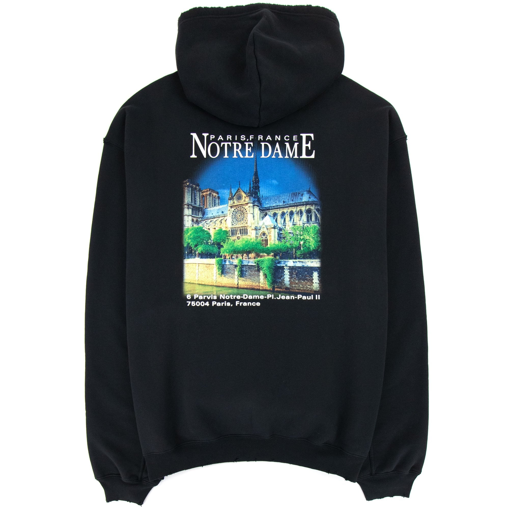 Balenciaga Sacré Coeur Sport Hoodie Black