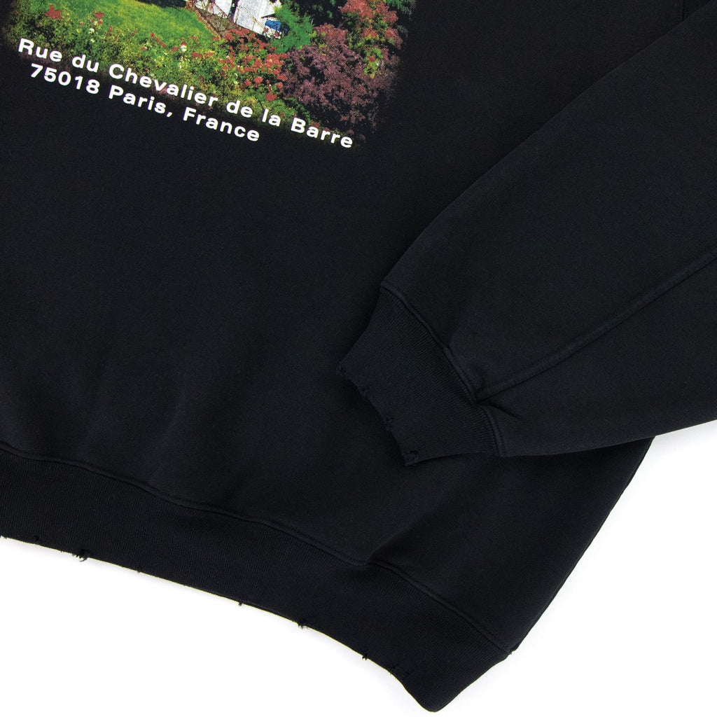 Balenciaga Sacré Coeur Sport Hoodie Black