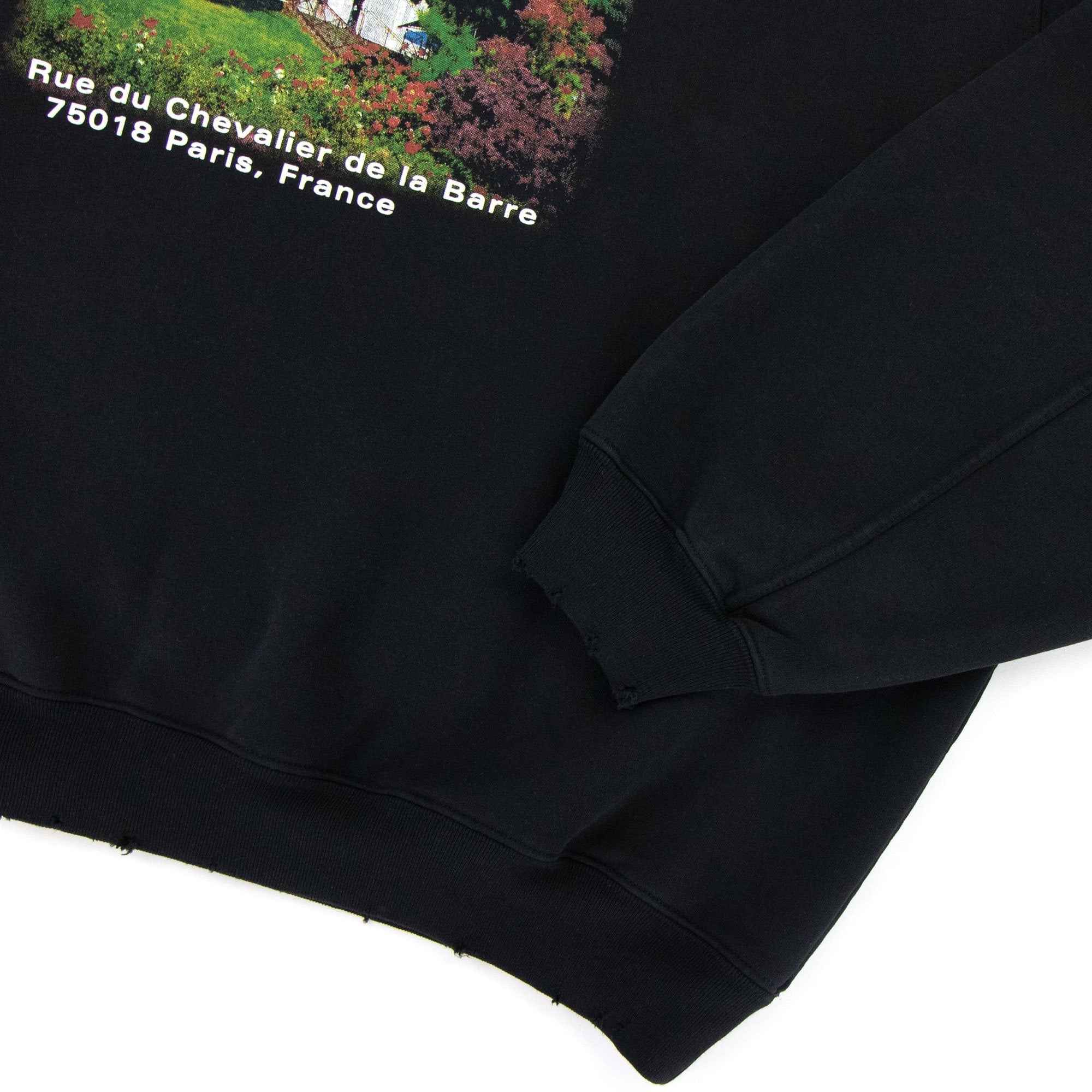 Balenciaga Sacré Coeur Sport Hoodie Black