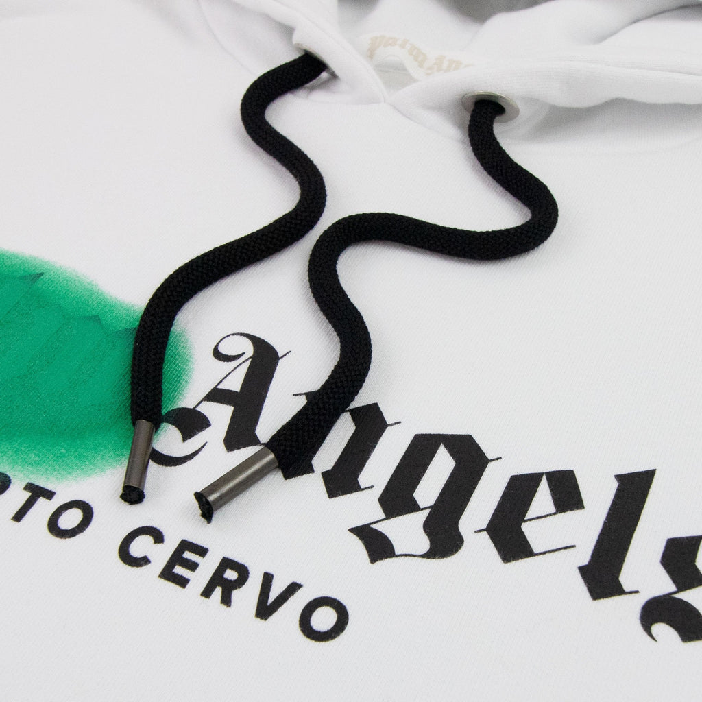 Palm Angels Port Cervo Spray Hoody White