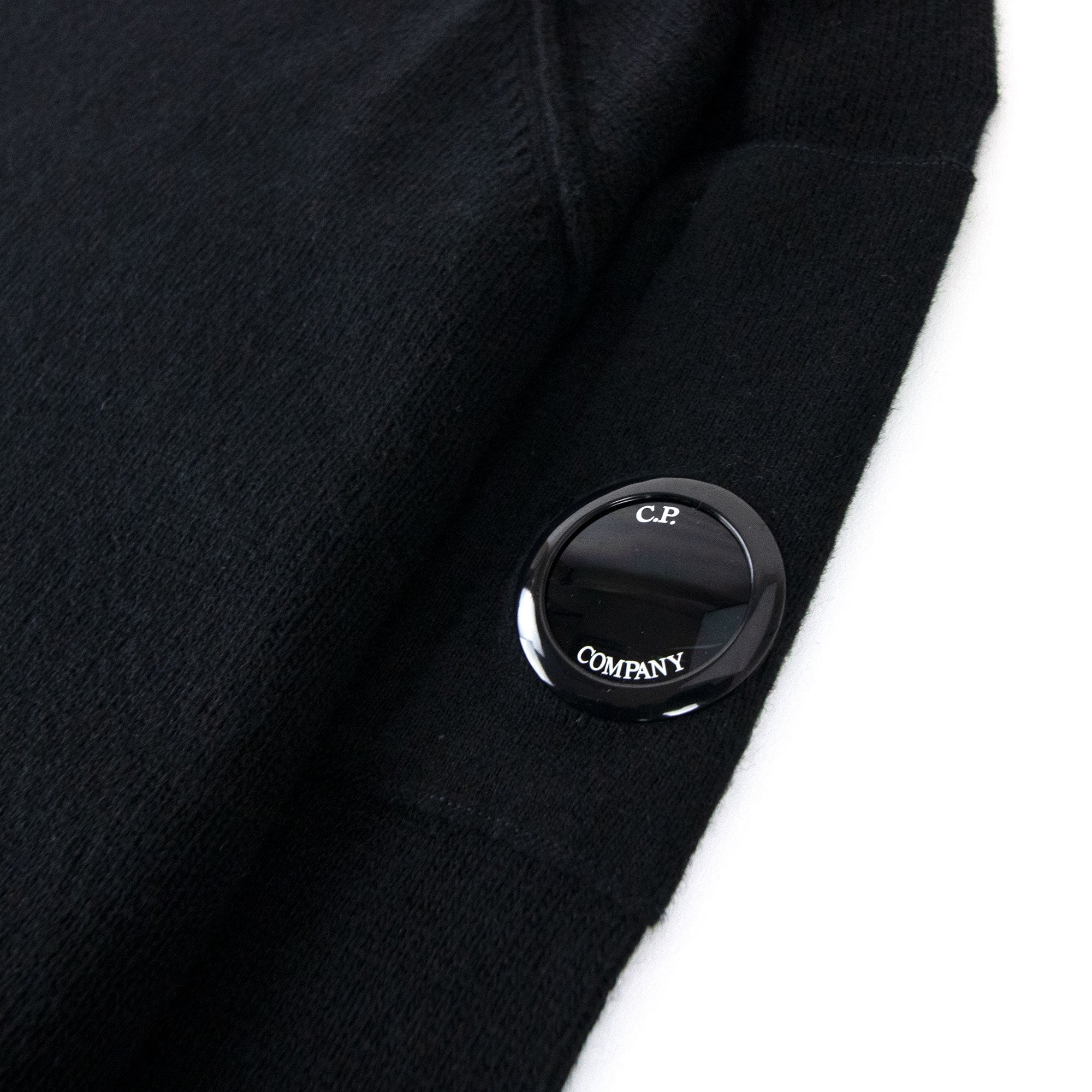Cp Company Arm Lense Knitwear Sweatshirt Black 999