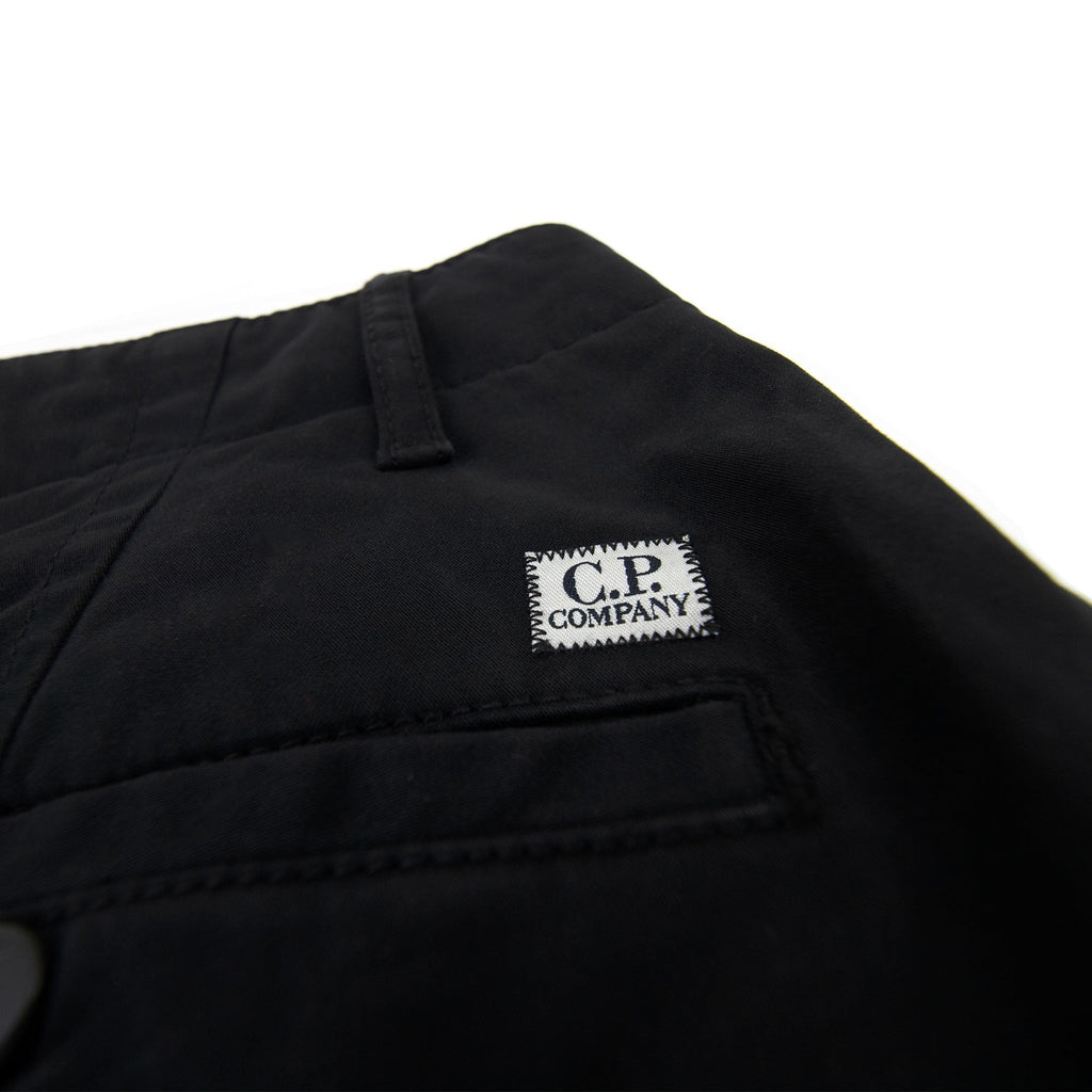 Cp Company Stretch Satin Cargo Pants Black 999