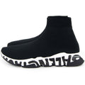Balenciaga Speed Graffiti Trainers Black/white