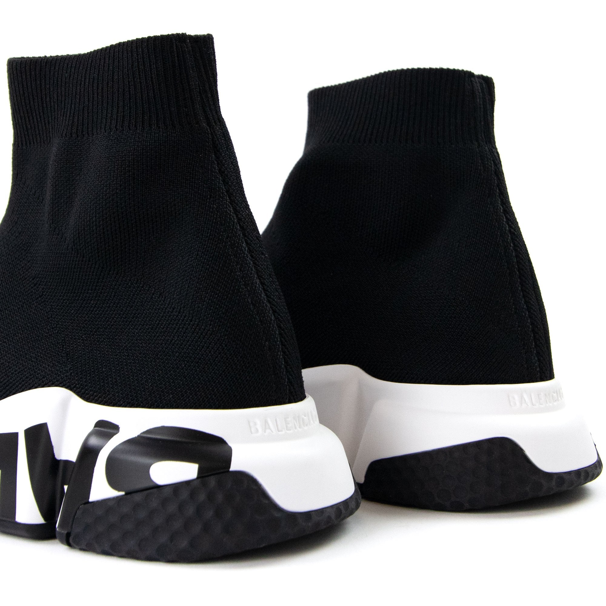 Balenciaga Speed Graffiti Trainers Black/white
