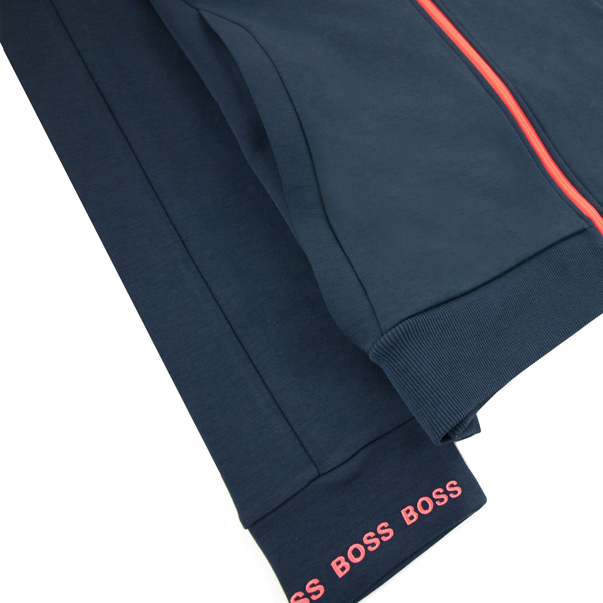 Hugo Boss Saggy 1 Zip Up Sweatshirt Navy 410