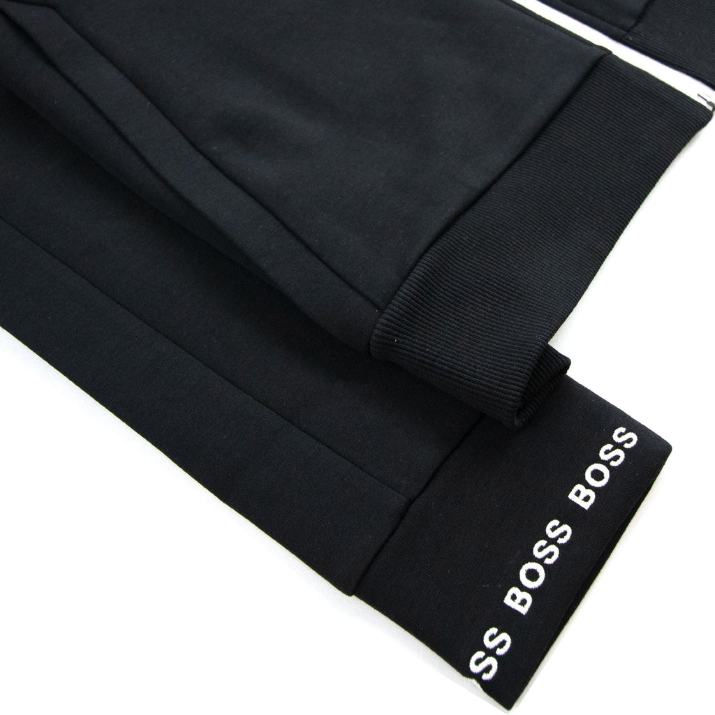 Hugo Boss Saggy 1 Zip Up Sweatshirt Black 001