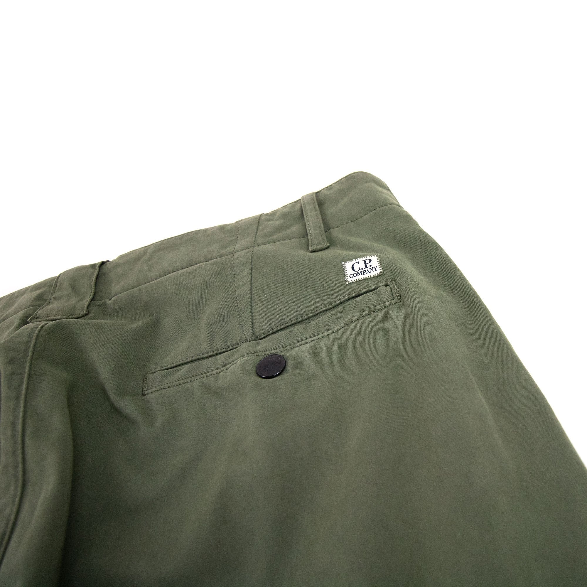 Cp Company Stretch Satin Gargo Pants Stone Grey 655