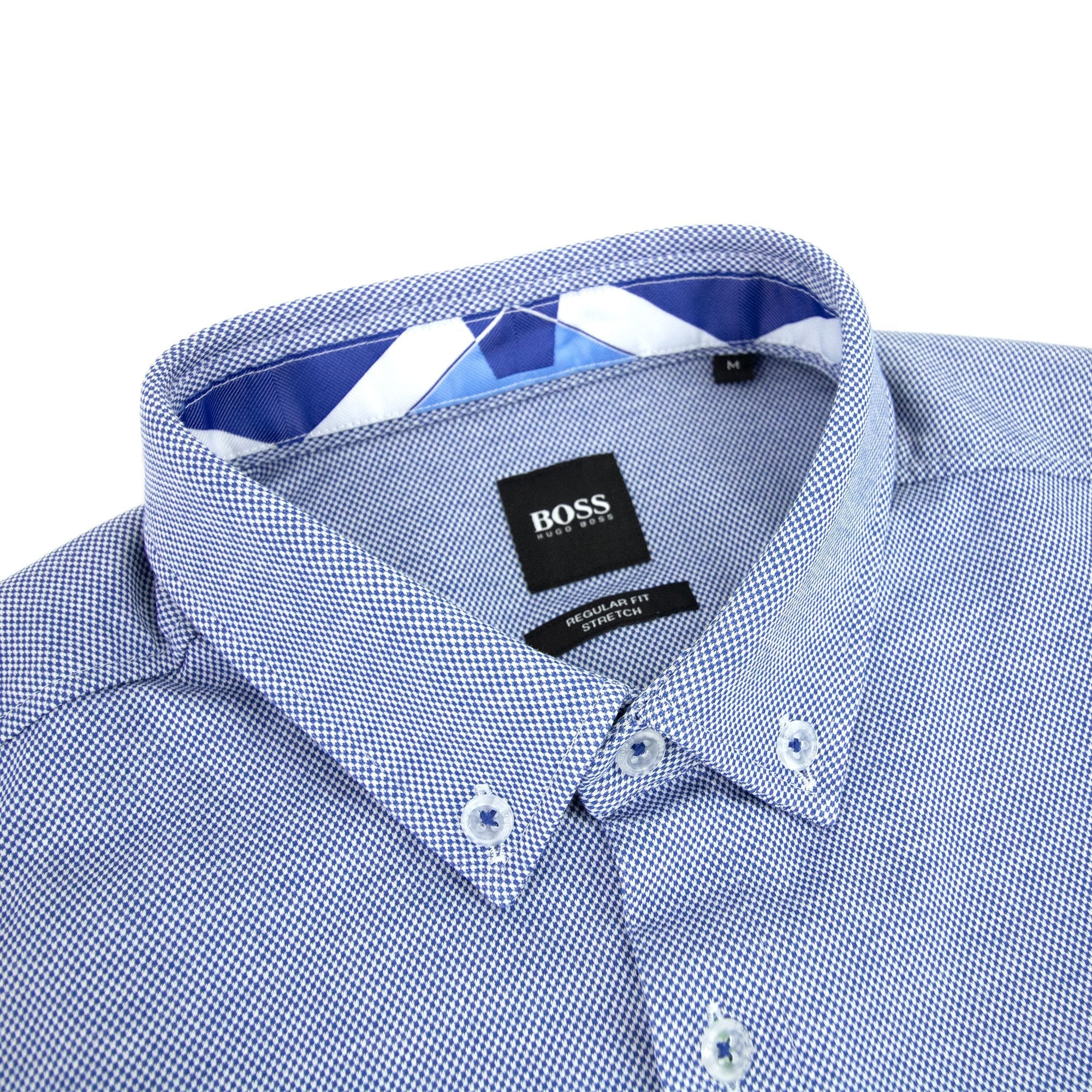 Hugo Boss Biadia R Curved Logo S/s Shirt Blue 438