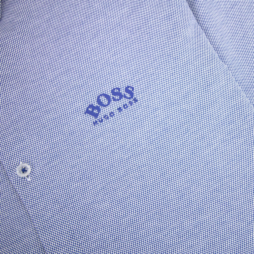 Hugo Boss Biadia R Curved Logo S/s Shirt Blue 438
