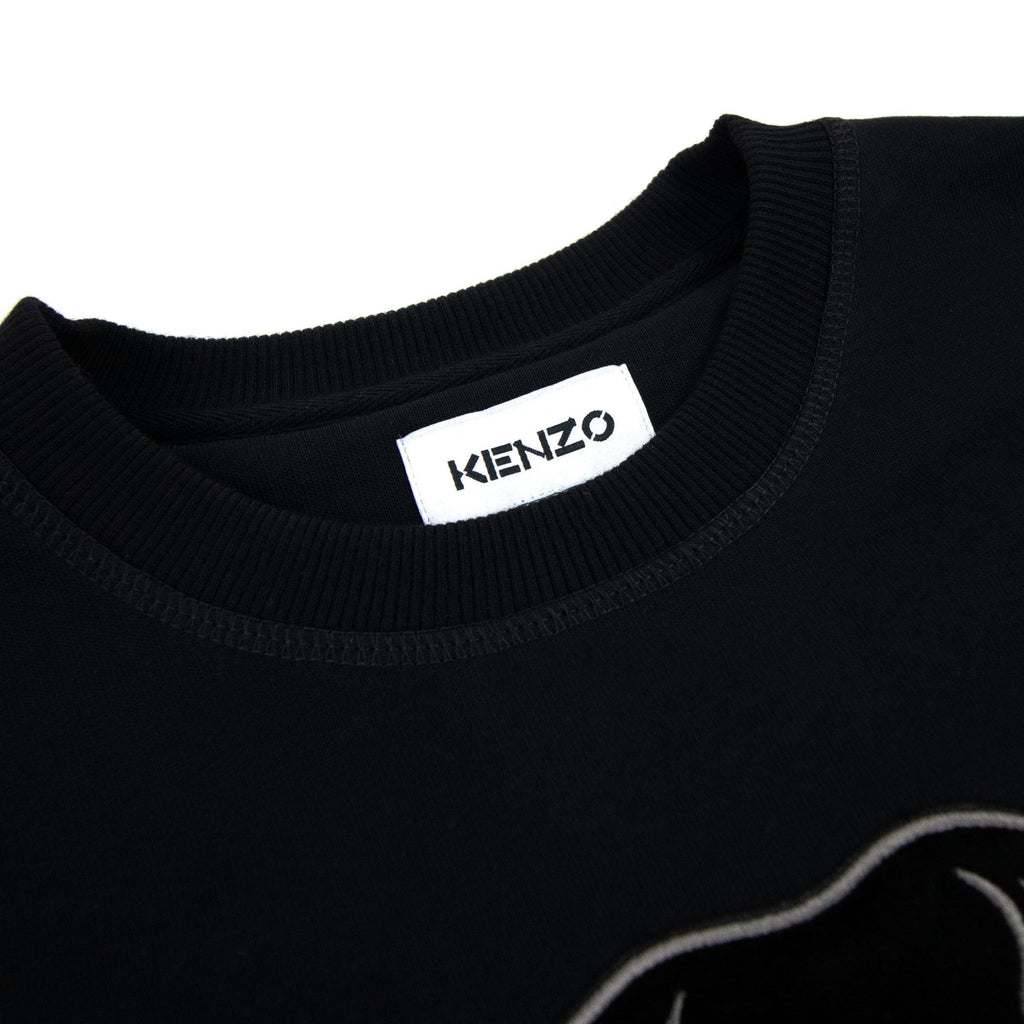 Kenzo Velvet Tiger Sweatshirt Black