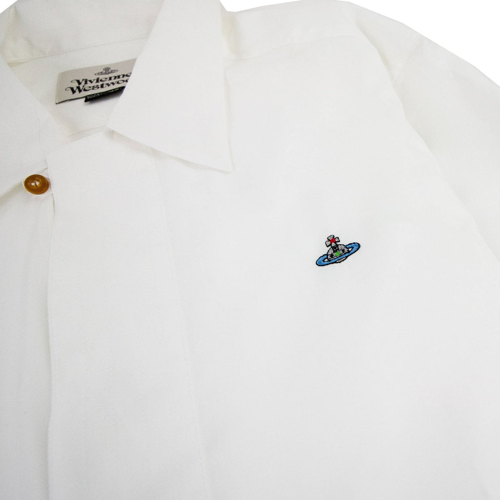 Vivienne Westwood Orb Logo Short Sleeve Shirt White 100