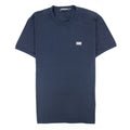 Dolce & Gabbana Metal Logo Round Neck T-shirt Navy Blue Bo665