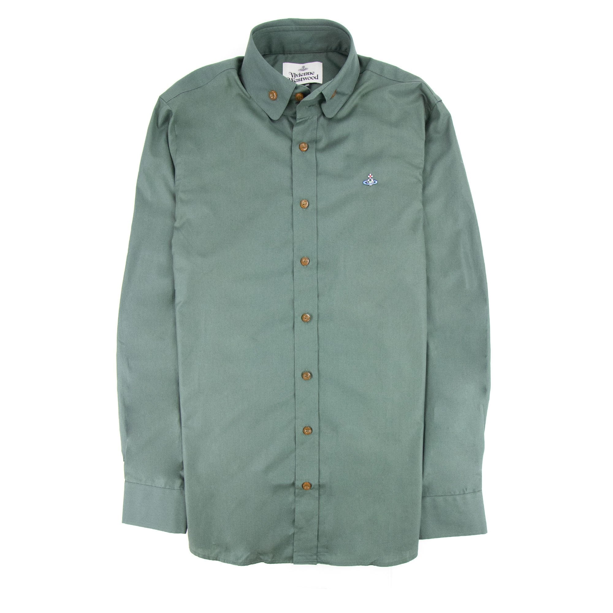 Vivienne Westwood Double Button Shirt Green