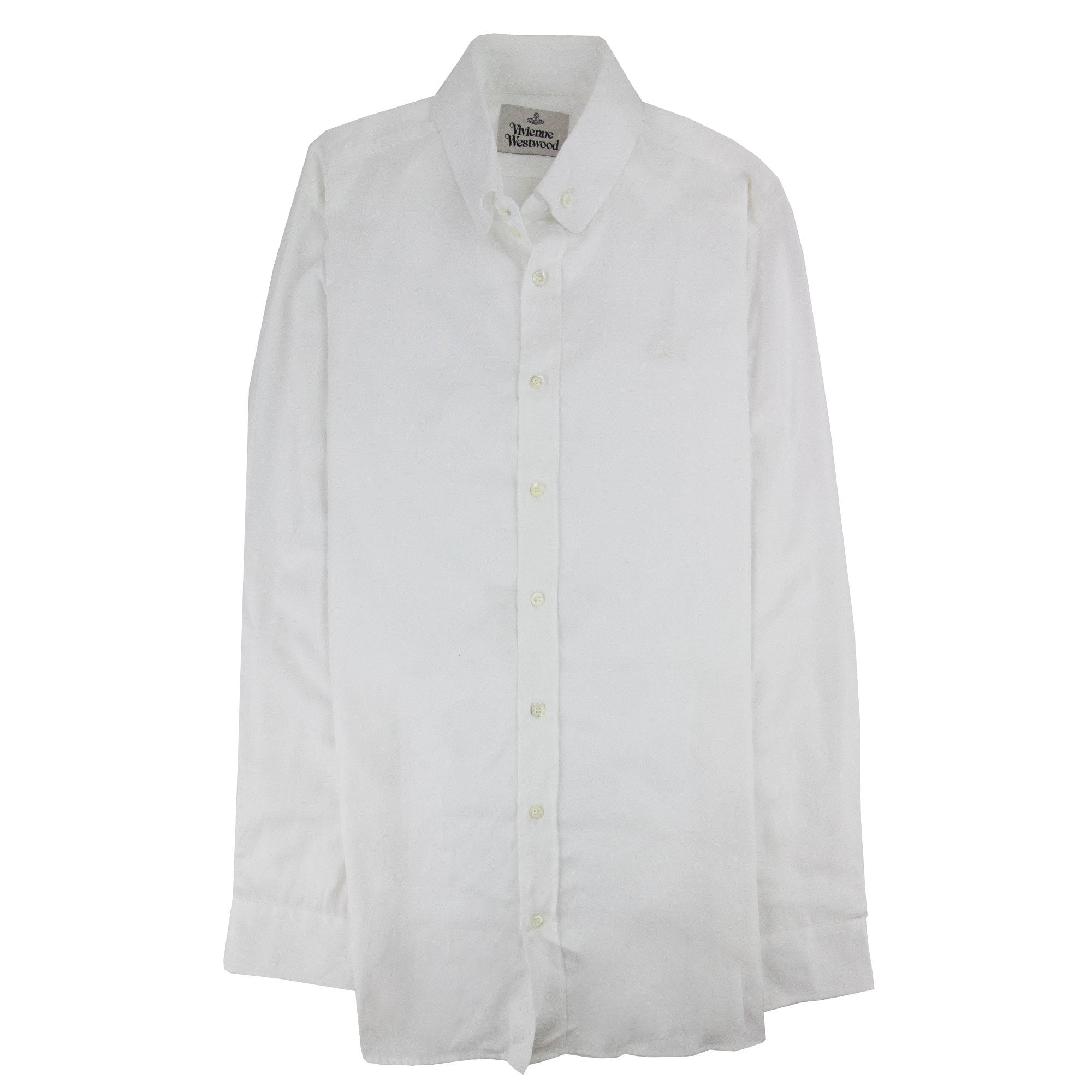 Vivienne Westwood Sun & Moon Two Buttons Shirt White 100f