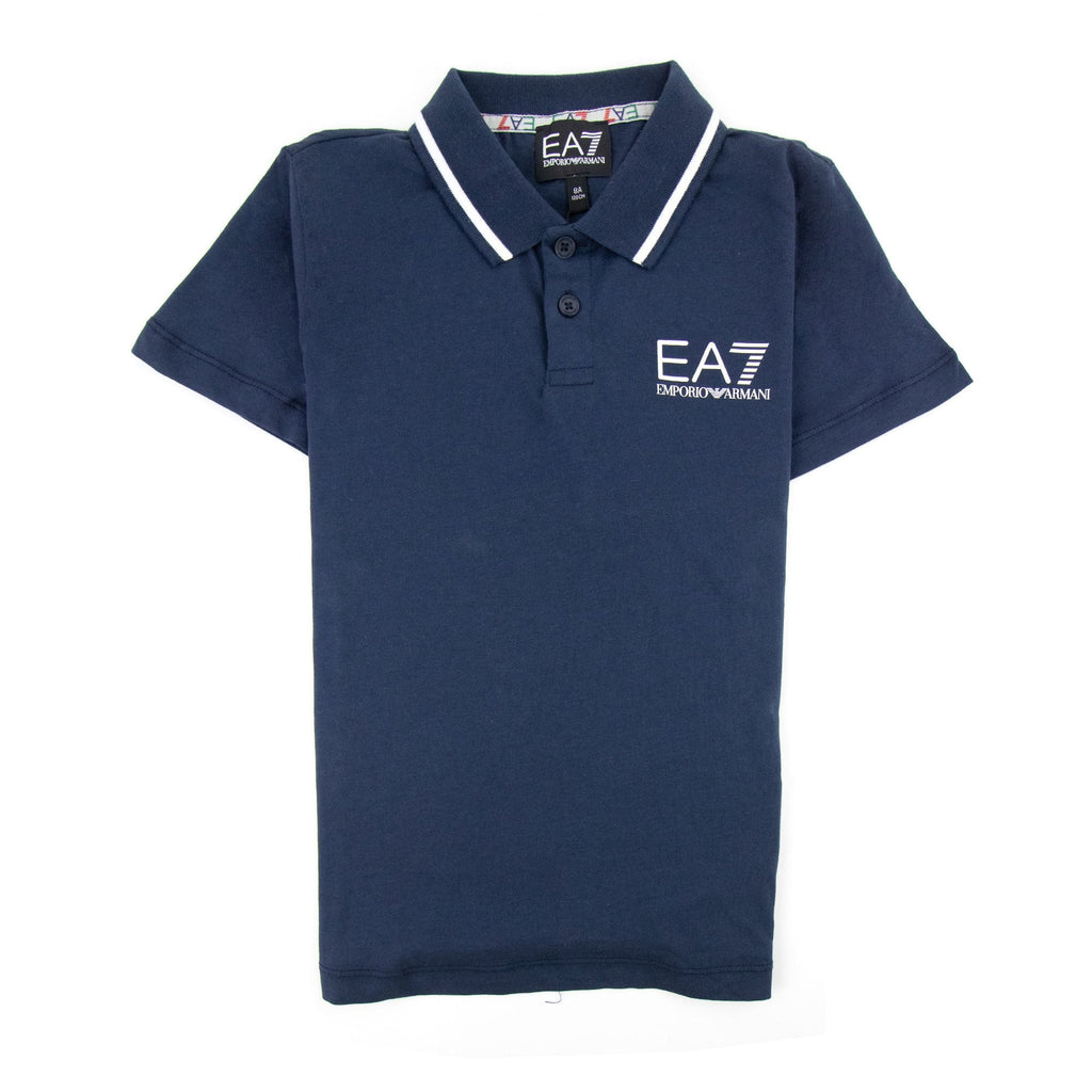 Ea7 Junior Ea7 S/s Polo Navy