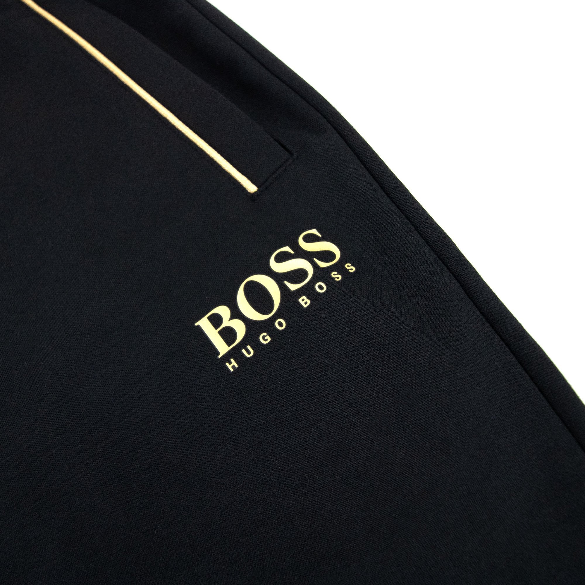 Hugo Boss Metallic Accents Tracksuit Bottoms Black 001