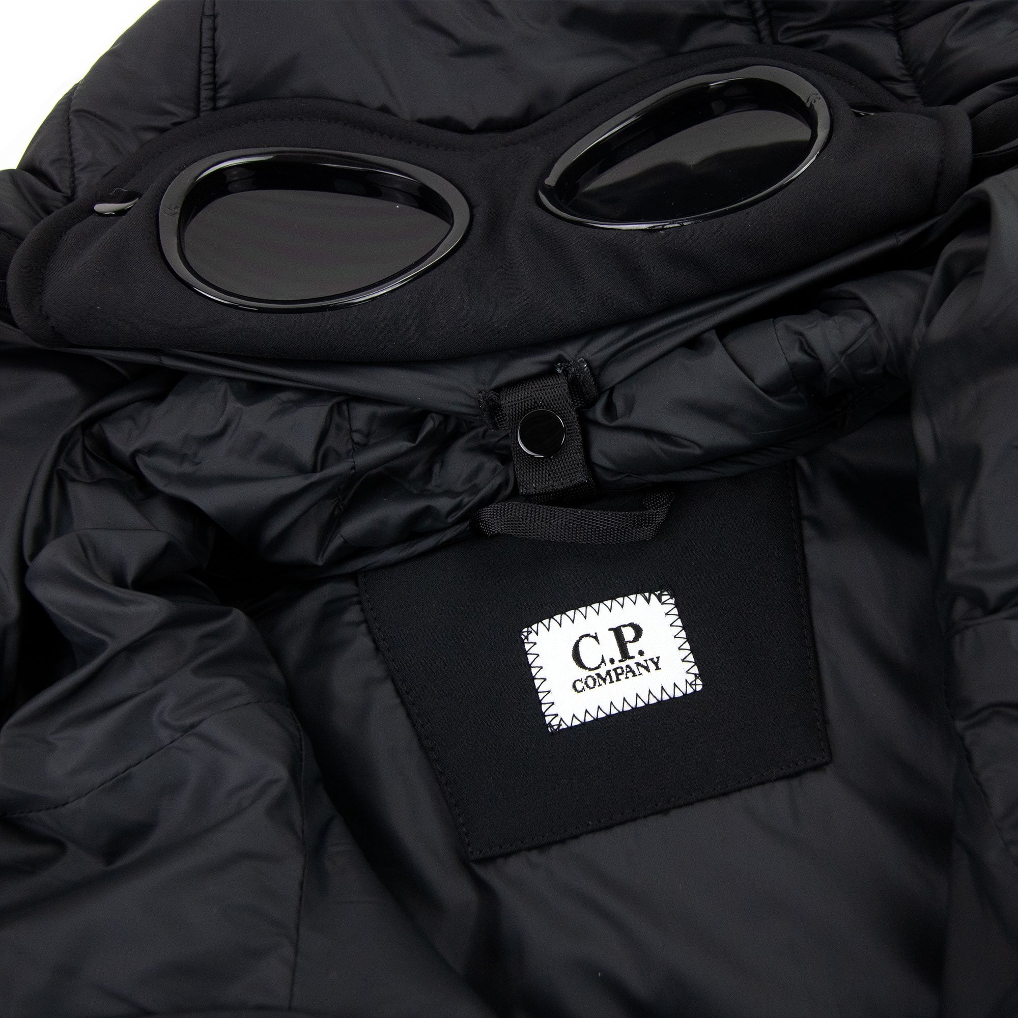 Cp Company C.p. Shell-r Mixed Goggle Jacket Black 999