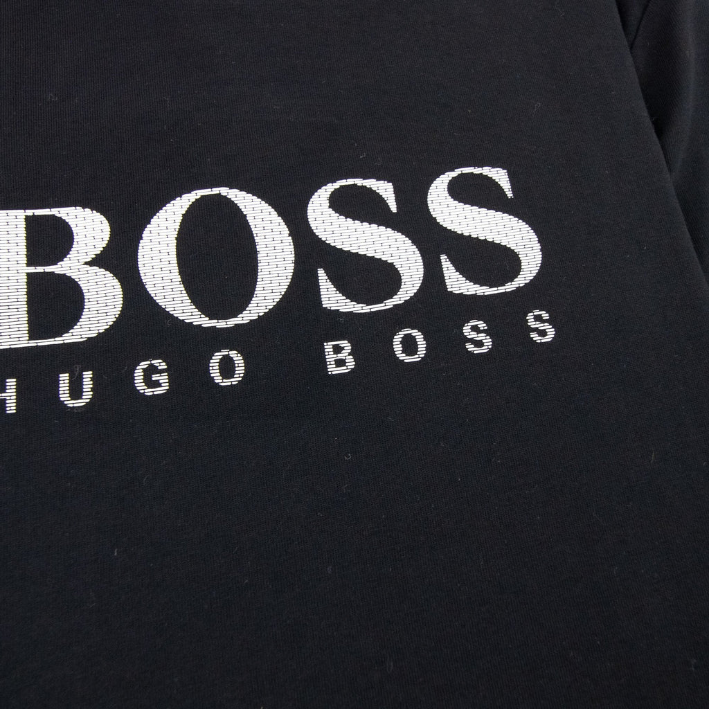 Hugo Boss Ls Top Boss Sign Chest Black
