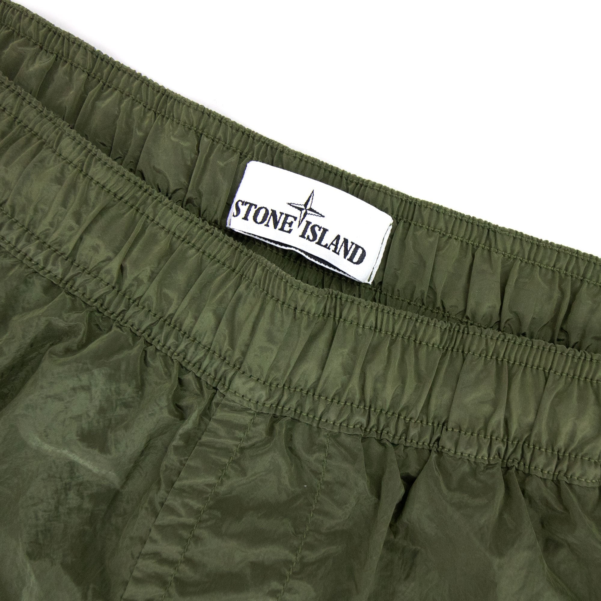 Stone Island B0943 Nylon Metal Swim Shorts Khaki V0058