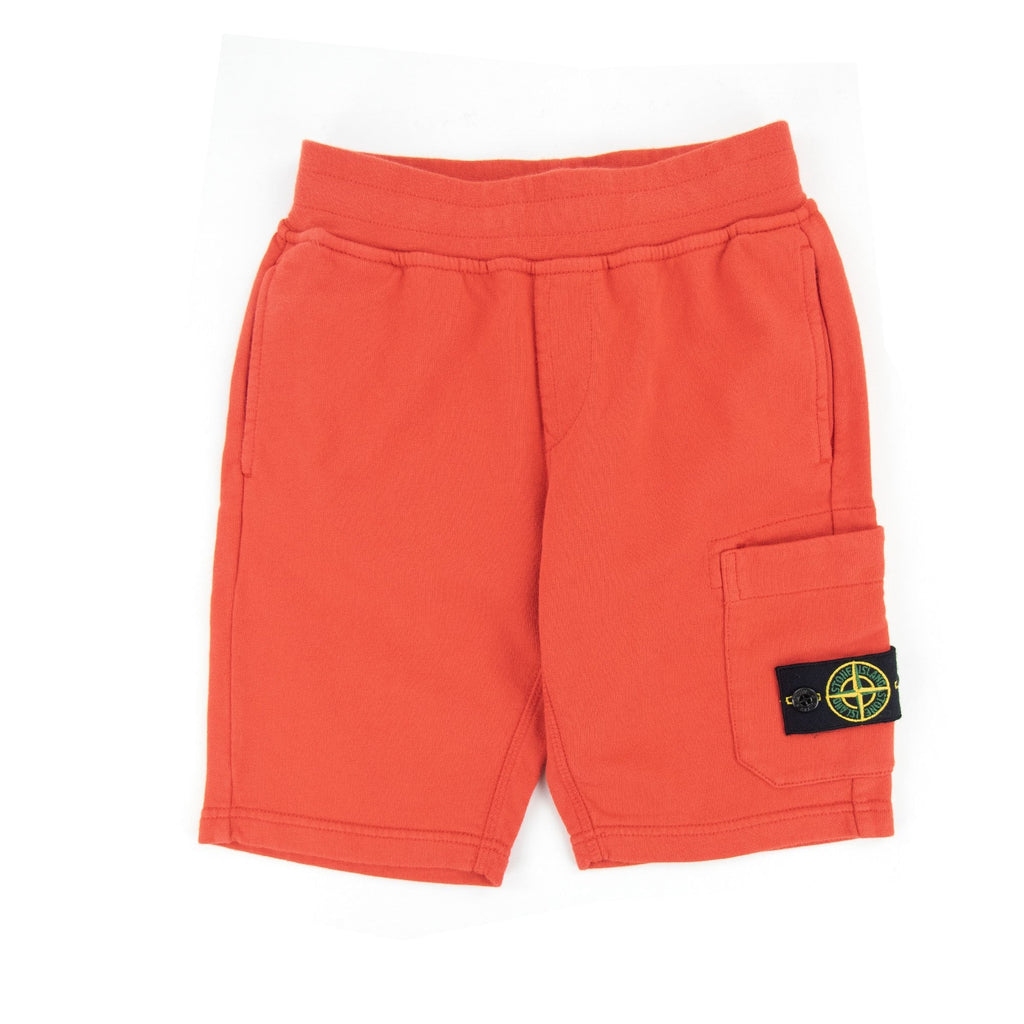 Stone Island Junior S/s Shorts Red V0010
