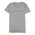Logo Pima T Shirt Grigio