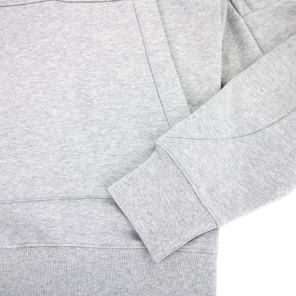 CP Company Diagonal Raised Fleece Garment Dyed Lens Hoodie Grey M93