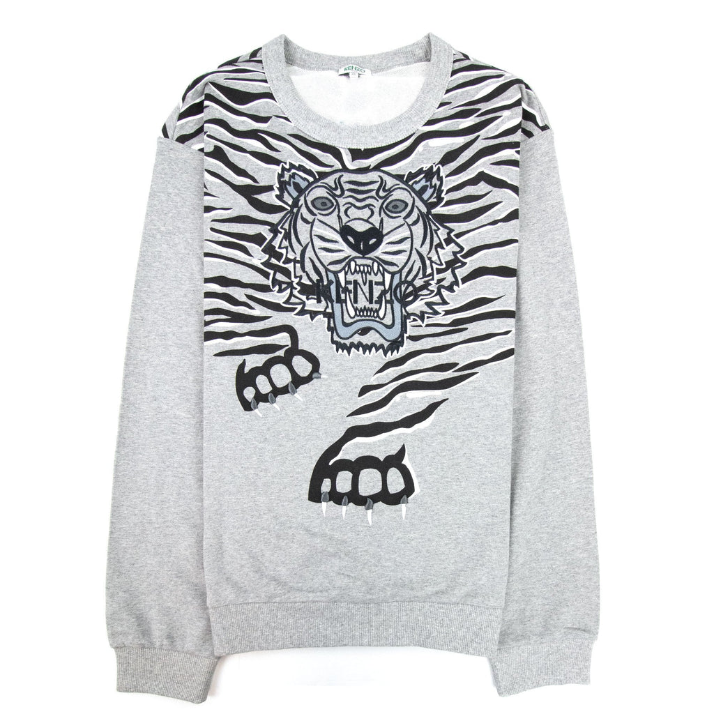 Kenzo Tiger Tail Sweat Grey